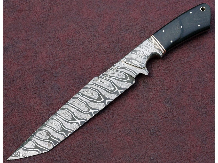 Custom Hand Made Twisted Pattern Damascus Sub Hilt Tactical Knife Custom Hand Made Twisted Pattern Damascus Sub Hilt Tactical Knife