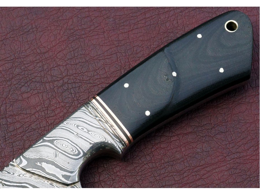 Custom Hand Made Twisted Pattern Damascus Sub Hilt Tactical Knife Custom Hand Made Twisted Pattern Damascus Sub Hilt Tactical Knife