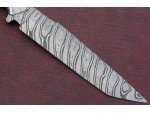 Custom Hand Made Twisted Pattern Damascus Sub Hilt Tactical Knife Custom Hand Made Twisted Pattern Damascus Sub Hilt Tactical Knife