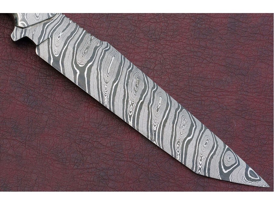 Custom Hand Made Twisted Pattern Damascus Sub Hilt Tactical Knife Custom Hand Made Twisted Pattern Damascus Sub Hilt Tactical Knife