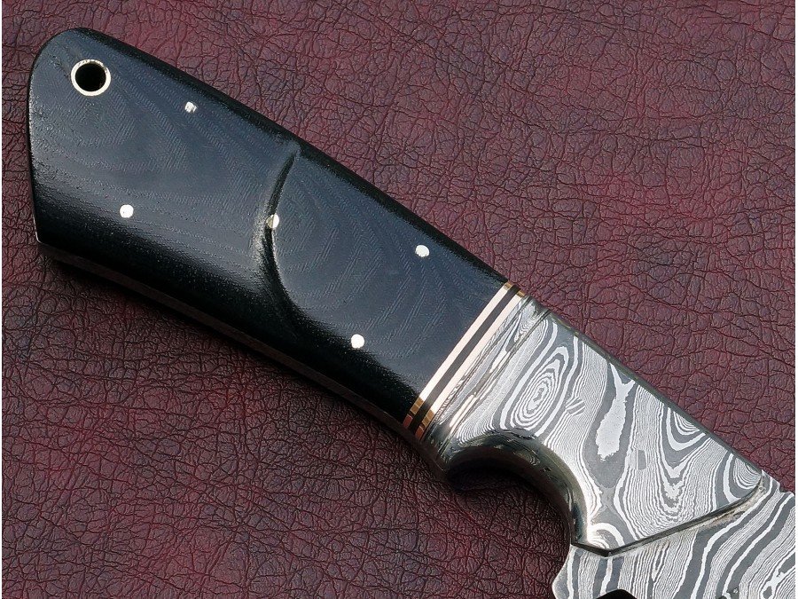 Custom Hand Made Twisted Pattern Damascus Sub Hilt Tactical Knife Custom Hand Made Twisted Pattern Damascus Sub Hilt Tactical Knife