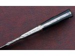 Custom Hand Made Twisted Pattern Damascus Sub Hilt Tactical Knife Custom Hand Made Twisted Pattern Damascus Sub Hilt Tactical Knife
