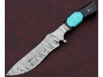 Custom Hand Made Twisted Pattern Damascus Tactical Knife Custom Hand Made Twisted Pattern Damascus Tactical Knife